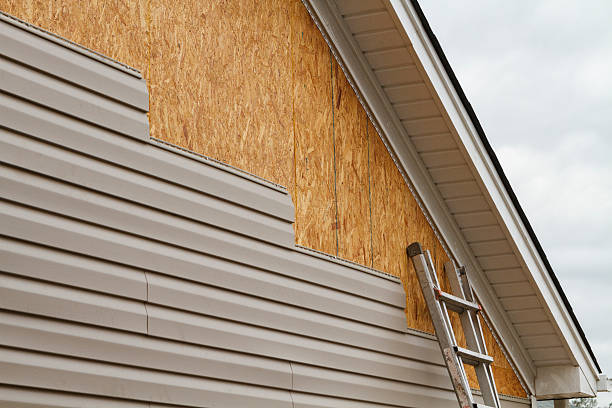 Professional Emergency Siding Repair technician working in Madison, VA